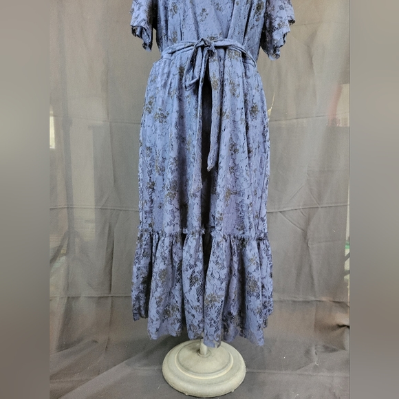 Lane Bryant 22 Navy Blue Lace Dress - Picture 2 of 7